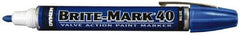 Dykem - Blue Oil-Based Paint Marker - Broad Tip, Oil Based - USA Tool & Supply