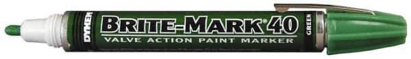 Dykem - Green Oil-Based Paint Marker - Broad Tip, Oil Based - USA Tool & Supply