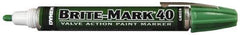 Dykem - Green Oil-Based Paint Marker - Broad Tip, Oil Based - USA Tool & Supply