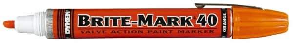 Dykem - Orange Oil-Based Paint Marker - Broad Tip, Oil Based - USA Tool & Supply