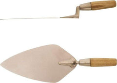 Ampco - Nickel Tin Copper Masonry Trowel - 8-1/2" Long x 5-1/8" Wide - USA Tool & Supply