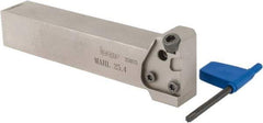 Iscar - MAH, External, Left Hand, Indexable Grooving Tool Holder - 1" Shank Height, 1" Shank Width, 5.6" OAL - USA Tool & Supply