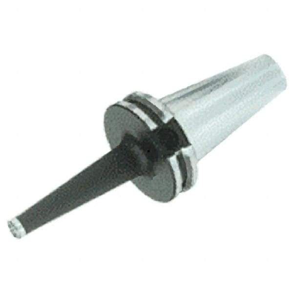 Iscar - CAT50 Taper Shank 12mm Hole End Mill Holder/Adapter - 21mm Nose Diam, 7" Projection, Through-Spindle & DIN Flange Coolant - Exact Industrial Supply