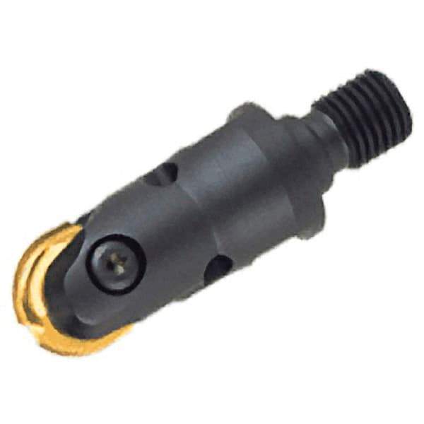 Iscar - 16mm Cut Diam, 9.4mm Max Depth of Cut, Indexable Ball Nose End Mill - 32.6mm Head Length, M08 Modular Connection, CDP D-M Toolholder - USA Tool & Supply