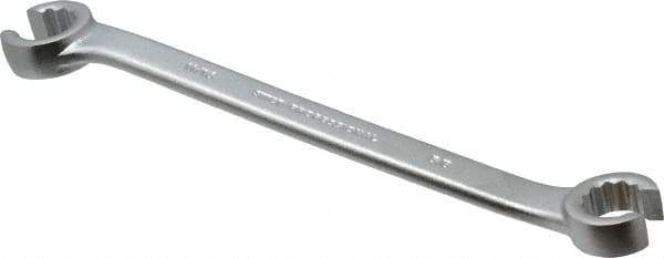 Proto - 5/8 x 11/16", Satin Finish, Open End Flare Nut Wrench - 12 Points, 8-3/4" OAL, Steel, Double End Head - USA Tool & Supply