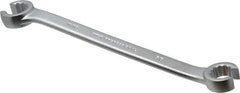 Proto - 5/8 x 11/16", Satin Finish, Open End Flare Nut Wrench - 12 Points, 8-3/4" OAL, Steel, Double End Head - USA Tool & Supply