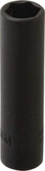 Proto - 1/4" Drive 9mm Deep Impact Socket - 6 Points, 2" OAL - USA Tool & Supply