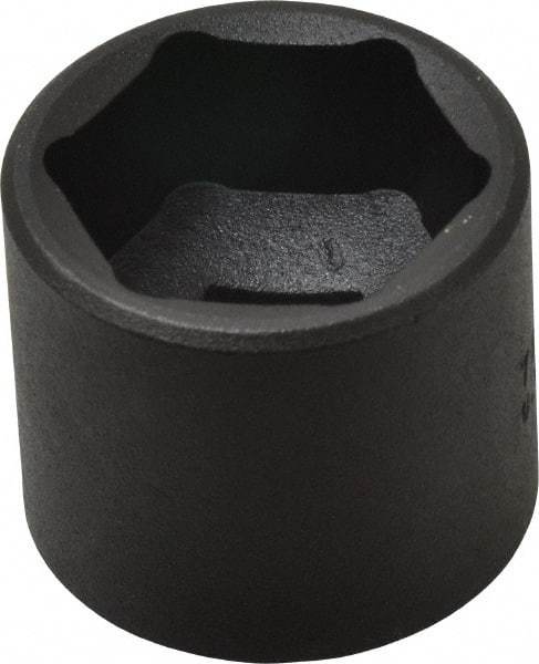 Proto - 3/8" Drive 24mm Standard Impact Socket - 6 Points, 1-3/32" OAL - USA Tool & Supply