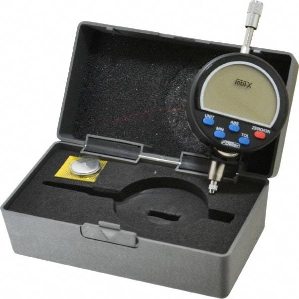 Fowler - 0 to 1" Range, 0.0005" Graduation, Electronic Drop Indicator - Accurate to 0.0005", Inch & Metric System, Digital Display - USA Tool & Supply