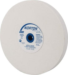 Norton - 150 Grit Aluminum Oxide Bench & Pedestal Grinding Wheel - 8" Diam x 1" Hole x 1" Thick, 3600 Max RPM, J Hardness, Very Fine Grade , Vitrified Bond - USA Tool & Supply