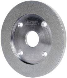 Norton - 6" Diam, 1-1/4" Hole Size, 7/16" Overall Thickness, 200 Grit, Type 6 Tool & Cutter Grinding Wheel - Very Fine Grade, Diamond - USA Tool & Supply