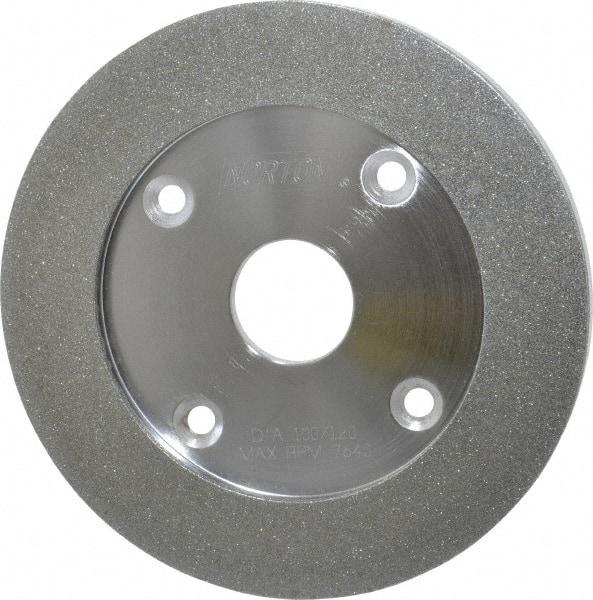 Norton - 6" Diam, 1-1/4" Hole Size, 7/16" Overall Thickness, 100 Grit, Type 6 Tool & Cutter Grinding Wheel - Fine Grade, Diamond - USA Tool & Supply