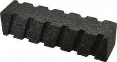 Made in USA - 8" Long x 2" Wide x 2" Thick, Silicon Carbide Sharpening Stone - Fluted Rectangle, 24 Grit, Very Coarse Grade - USA Tool & Supply