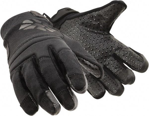 HexArmor - Size M (8), ANSI Cut Lvl A9, Puncture Lvl 2, Silicone Rubber Coated SuperFabric Cut & Puncture Resistant Gloves - Palm Coated, SuperFabric Lining, Hook & Loop Cuff, Gray, Paired - USA Tool & Supply