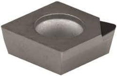 Hertel - HT-CPMX32.51 Grade HT420CD Polycrystalline Diamond (PCD) Turning Insert - Uncoated, Diamond, 3/8" Inscr Circle, 5/32" Thick, 1/64" Corner Radius - USA Tool & Supply