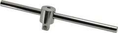 Paramount - 1/4" Drive Socket Sliding T-Handle - 4-1/2" OAL, Chrome Finish - USA Tool & Supply