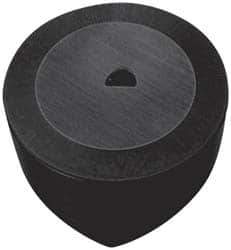 Kyocera - RCGX106 T08015625AA Grade A66N Ceramic Turning Insert - Al2O3/TiC/TiN Finish, Round, 3/4" Inscr Circle, 0.394 Thick - USA Tool & Supply