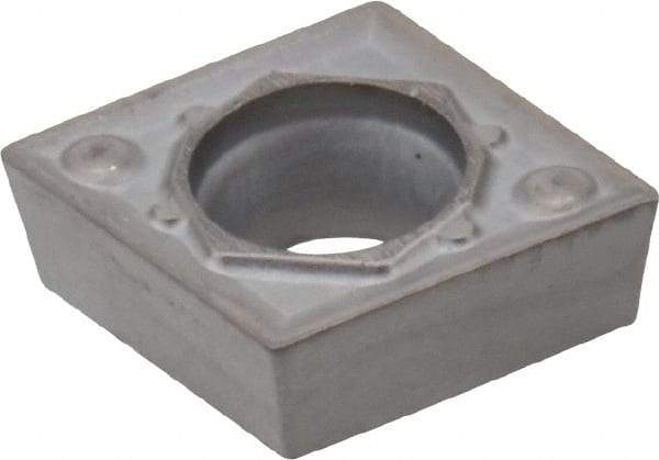 Hertel - CCMT21.50.5 BH Grade HT115CR Cermet Turning Insert - Uncoated, 80° Diamond, 1/4" Inscr Circle, 3/32" Thick, 0.0079" Corner Radius - USA Tool & Supply