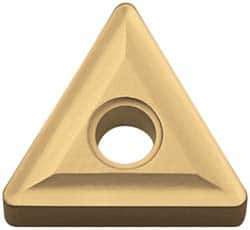 Kyocera - TNMG333 HQ Grade TN60 Cermet Turning Insert - TiCN/NbC Finish, 60° Triangle, 3/8" Inscr Circle, 3/16" Thick, 3/64" Corner Radius - USA Tool & Supply