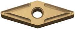 Kyocera - VNMG331 Grade TN60 Cermet Turning Insert - TiCN/NbC Finish, 35° Diamond, 3/8" Inscr Circle, 3/16" Thick, 1/64" Corner Radius - USA Tool & Supply