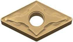 Kyocera - DNMG433 GS Grade PV90 Cermet Turning Insert - TiN Finish, 55° Diamond, 1/2" Inscr Circle, 3/16" Thick, 3/64" Corner Radius - USA Tool & Supply