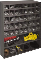 Durham - 44 Bin, Small Parts Storage Bin - 12" Deep x 33-3/4" Wide x 42" High - USA Tool & Supply