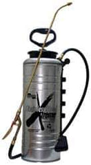 Chapin - 3.5 Gal Chemical Safe Garden Hand Sprayer - Stainless Steel Tank, Wide Mouth, Reinforced Hose, For Concrete Applications - USA Tool & Supply