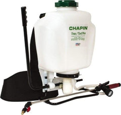 Chapin - 4 Gal Garden Backpack Sprayer - Reinforced Hose, Polyethylene Tank, For Industrial Applications - USA Tool & Supply