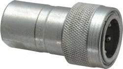 Parker - 1/2 NPTF Steel Hydraulic Hose Female Pipe Thread Coupler & Ball - 3,000 psi - USA Tool & Supply