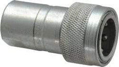 Parker - 1/2 NPTF Steel Hydraulic Hose Female Pipe Thread Coupler & Ball - 3,000 psi - USA Tool & Supply