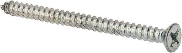 Value Collection - #12 Flat Head Phillips Sheet Metal Screw - Steel, 3" OAL, Grade 2 - USA Tool & Supply