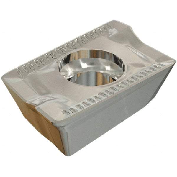 Iscar - ADKT1505 76 Grade IC910 Carbide Milling Insert - AlTiN Finish, 0.222" Thick, 0.039" Corner Radius - USA Tool & Supply