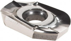 Iscar - HM90 APCR160550 P Grade IC28 Carbide Milling Insert - Uncoated, 0.189" Thick, 5mm Corner Radius - USA Tool & Supply