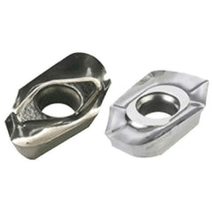 Iscar - HM90 APCR160564 P Grade IC28 Carbide Milling Insert - Uncoated, 0.189" Thick, 6.4mm Corner Radius - USA Tool & Supply