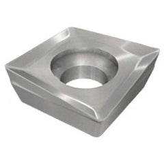 Iscar - XPMT100408 HQ Grade IC4050 Carbide Milling Insert - TiCN/Al2O3/TiN Finish, 0.1622" Thick, 0.4016" Inscribed Circle, 0.6mm Corner Radius - USA Tool & Supply