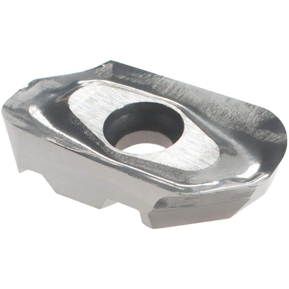Iscar - HM90 AXCR150532 P Grade IC28 Carbide Milling Insert - Uncoated, 0.1969" Thick, 3.2mm Corner Radius - USA Tool & Supply