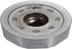 Iscar - RCCW2005 T Grade IC328 Carbide Milling Insert - TiCN Finish, 0.1378" Thick, 20mm Inscribed Circle - USA Tool & Supply