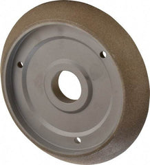 Darex - 6-1/2" Diam, 180 Grit, Type 12 Tool & Cutter Grinding Wheel - Medium Grade, CBN - USA Tool & Supply