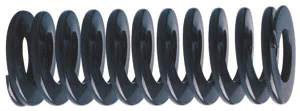 Associated Spring Raymond - 3/4" Hole Diam, 3/8" Rod Diam, 5-1/2" Free Length, Gold Die Spring - 280.5 Lb Max Deflection, 1.65" Max Deflection, Heavy Duty, Chromium Alloy Steel - USA Tool & Supply