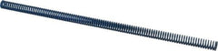 Associated Spring Raymond - 1/2" Hole Diam, 9/32" Rod Diam, 12" Free Length, Blue Die Spring - 42 Lb Max Deflection, 6" Max Deflection, Medium Duty, Chromium Alloy Steel - USA Tool & Supply