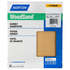11″ × 9″ Woodsand A511 Paper Sheet 220 Grit Very Fine Garnet - USA Tool & Supply