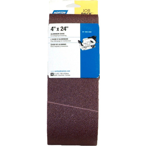 4″ × 24″ Metalite R215 Portable Belt 80 Grit Aluminum Oxide - USA Tool & Supply