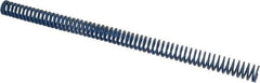 Associated Spring Raymond - 3/4" Hole Diam, 3/8" Rod Diam, 12" Free Length, Blue Die Spring - 144 Lb Max Deflection, 6" Max Deflection, Medium Duty, Chromium Alloy Steel - USA Tool & Supply