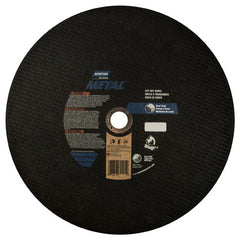 14″ × 7/64″ × 1″ Metal Chopsaw Cut-Off Wheel Type 01 Straight 36 Grit Aluminum Oxide - USA Tool & Supply