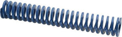 Associated Spring Raymond - 1" Hole Diam, 1/2" Rod Diam, 6" Free Length, Blue Die Spring - 240 Lb Max Deflection, 3" Max Deflection, Medium Duty, Chromium Alloy Steel - USA Tool & Supply