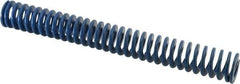 Associated Spring Raymond - 1" Hole Diam, 1/2" Rod Diam, 8" Free Length, Blue Die Spring - 240 Lb Max Deflection, 4" Max Deflection, Medium Duty, Chromium Alloy Steel - USA Tool & Supply