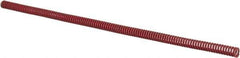 Associated Spring Raymond - 3/8" Hole Diam, 3/16" Rod Diam, 12" Free Length, Red Die Spring - 40 Lb Max Deflection, 4.44" Max Deflection, Medium Heavy Duty, Chromium Alloy Steel - USA Tool & Supply