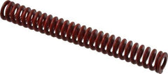 Associated Spring Raymond - 3/4" Hole Diam, 3/8" Rod Diam, 6" Free Length, Red Die Spring - 166.5 Lb Max Deflection, 2.22" Max Deflection, Medium Heavy Duty, Chromium Alloy Steel - USA Tool & Supply