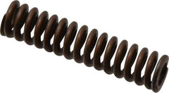 Associated Spring Raymond - 3/8" Hole Diam, 3/16" Rod Diam, 1-1/2" Free Length, Gold Die Spring - 36 Lb Max Deflection, 0.45" Max Deflection, Heavy Duty, Chromium Alloy Steel - USA Tool & Supply