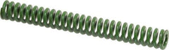 Associated Spring Raymond - 3/8" Hole Diam, 3/16" Rod Diam, 3" Free Length, Green Die Spring - 48.8 Lb Max Deflection, 0.75" Max Deflection, Extra Heavy Duty, Chromium Alloy Steel - USA Tool & Supply